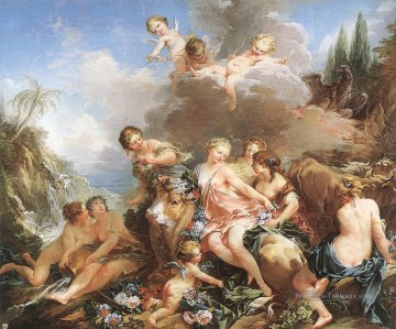 Le viol d’Europa François Boucher Nu Peinture à l'huile